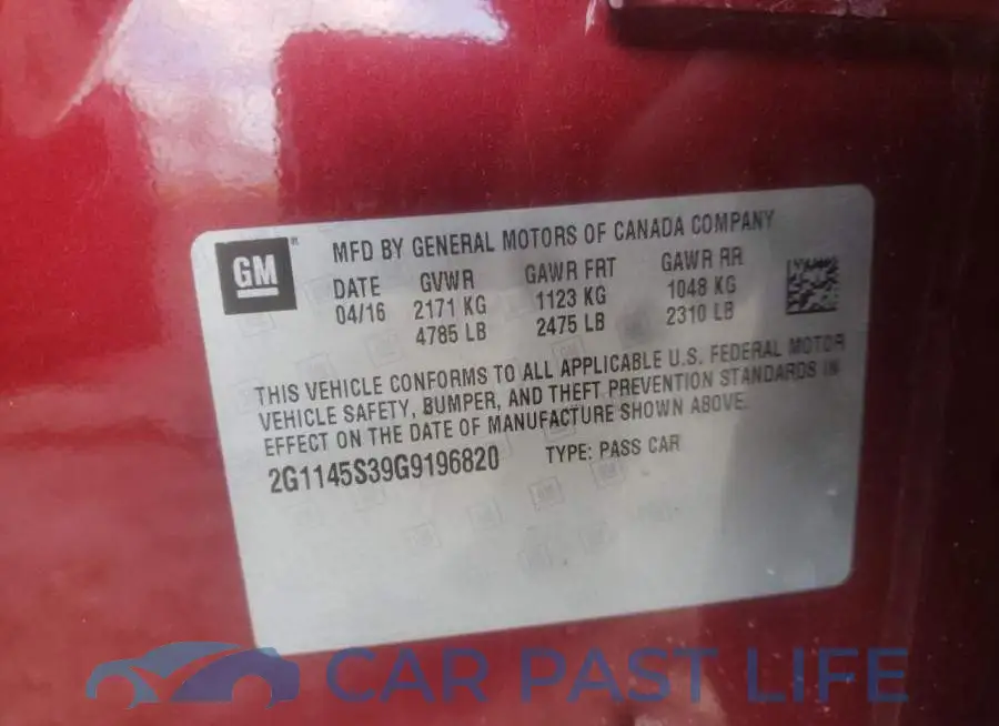 2G1145S39G9196820# 10