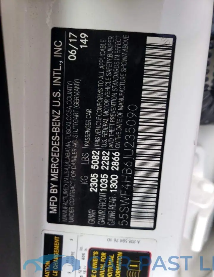 55SWF4HB6JU235090# 10
