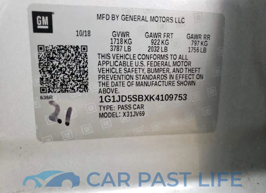 1G1JD5SBXK4109753# 10