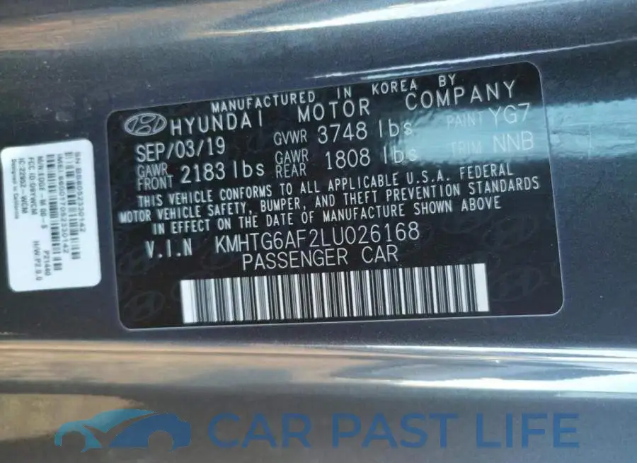 KMHTG6AF2LU026168# 10