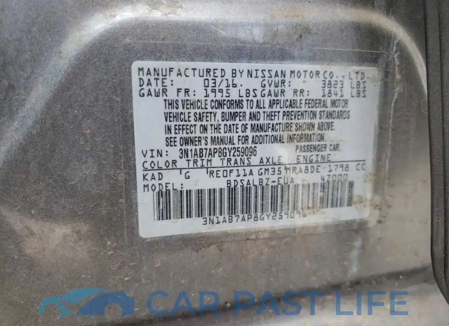 3N1AB7AP8GY259096# 10