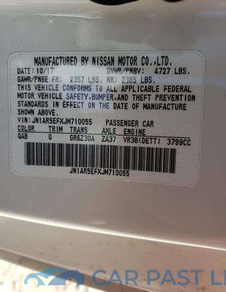 JN1AR5EFXJM710055# 10