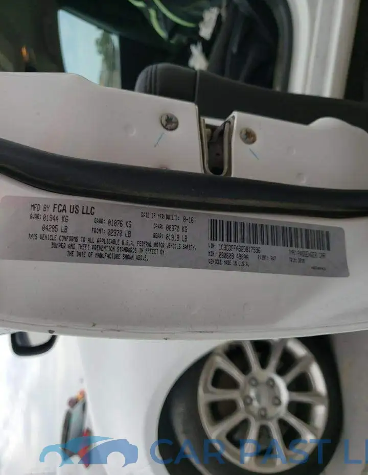 1C3CDFFA6GD817596# 10