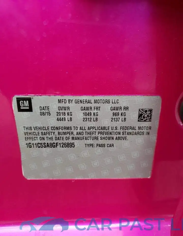 1G11C5SA8GF126895# 10
