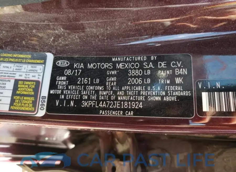 3KPFL4A72JE181924# 10