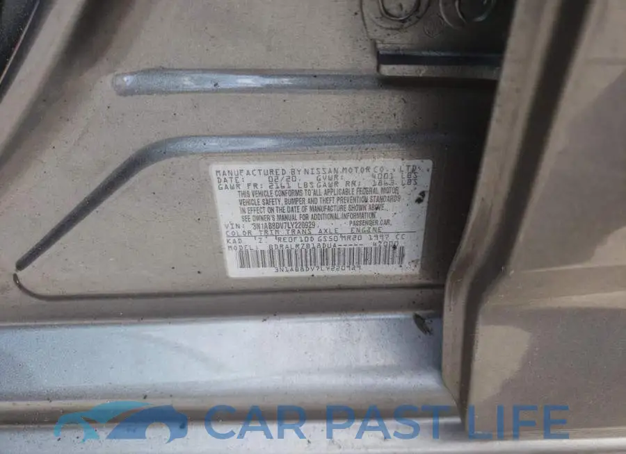 3N1AB8DV7LY220929# 10