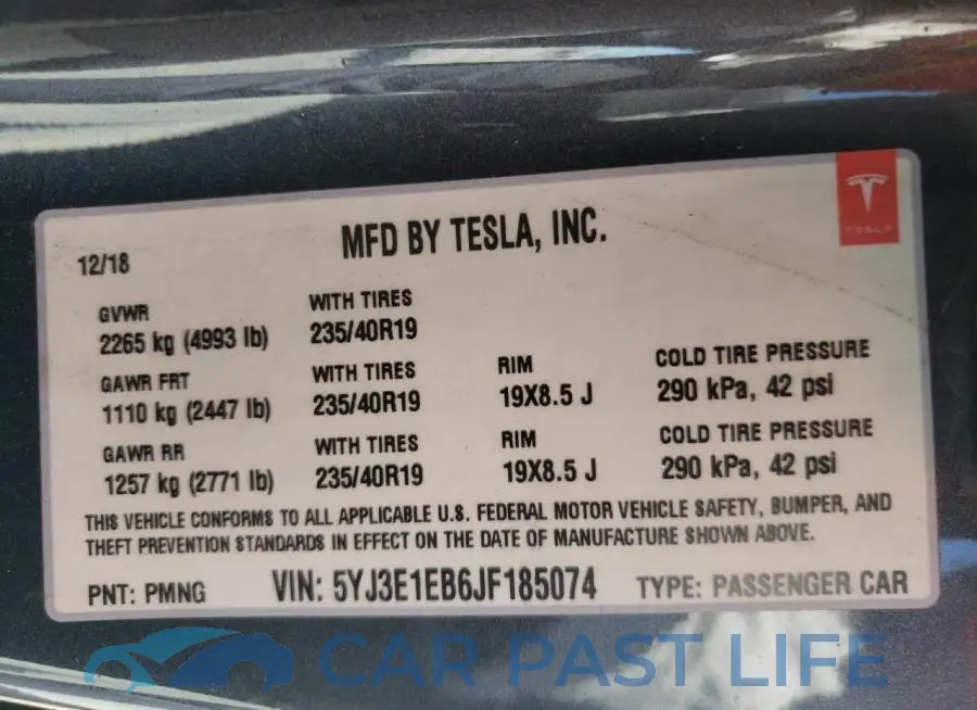 5YJ3E1EB6JF185074# 10