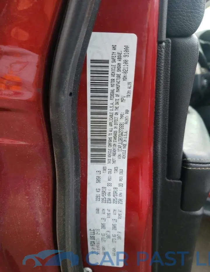 1C4PJLDB7GW272691# 10