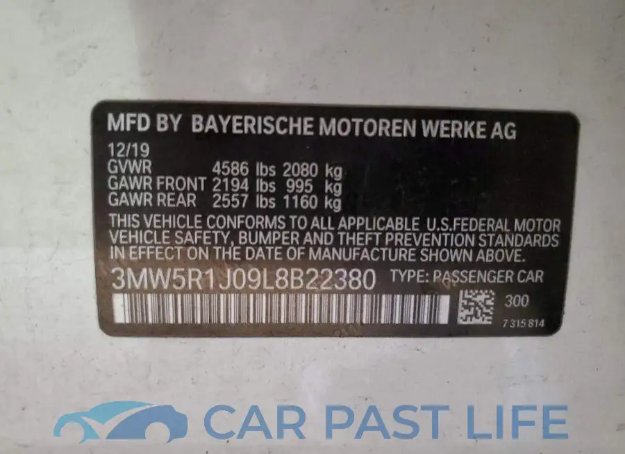 3MW5R1J09L8B22380# 10