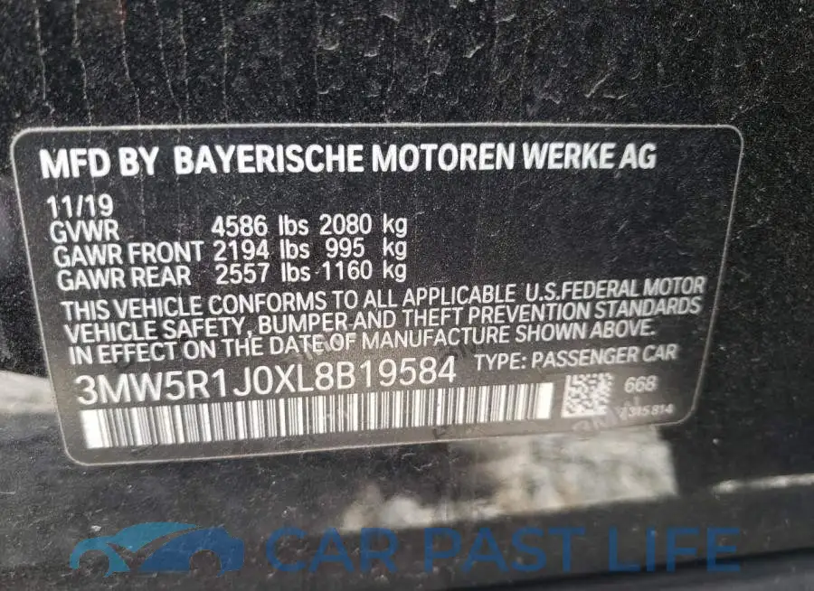 3MW5R1J0XL8B19584# 10