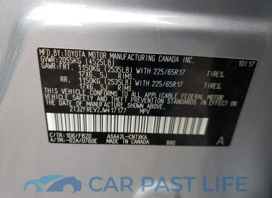 2T3ZFREV2JW417177# 10