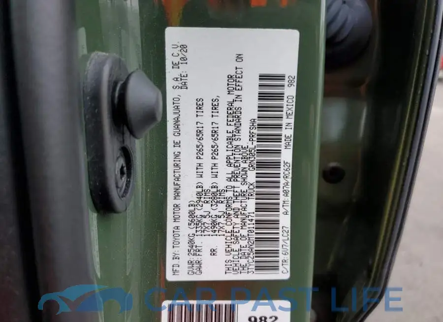 3TYCZ5AN2MT011471# 10