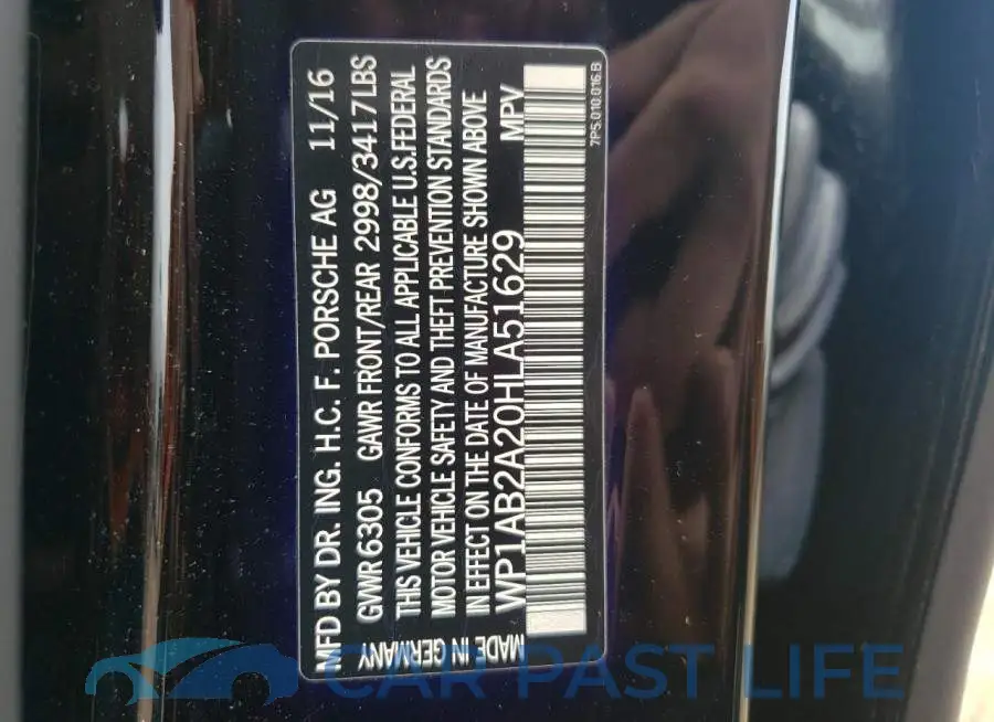 WP1AB2A20HLA51629# 10