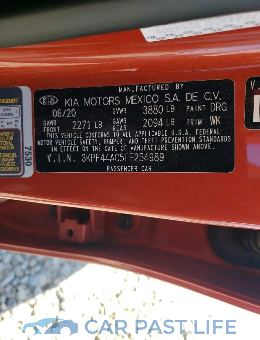 3KPF44AC5LE254989# 10