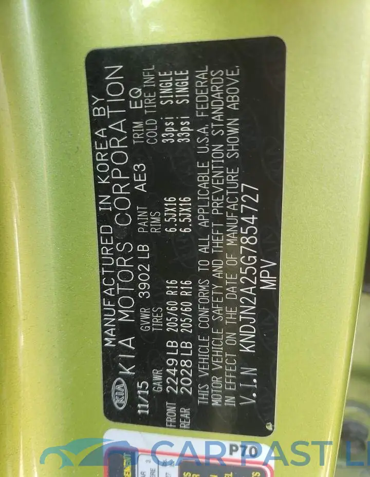 KNDJN2A25G7854727# 10