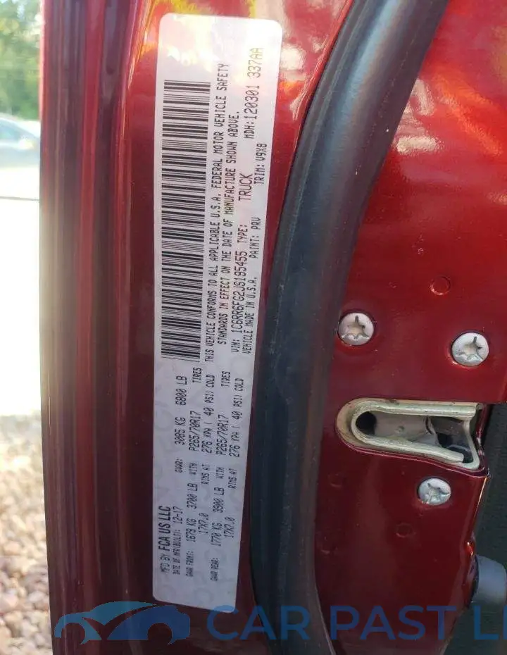 1C6RR6FG2JS195455# 10