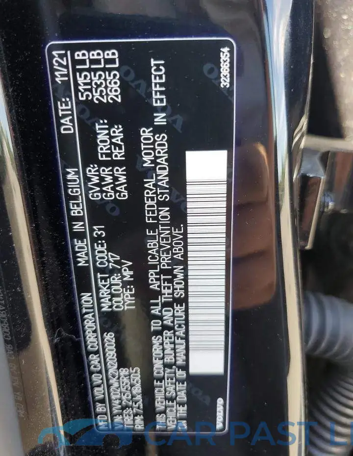 YV4102WK2N2090026# 10
