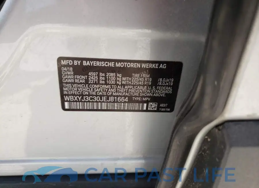 WBXYJ3C30JEJ81664# 10