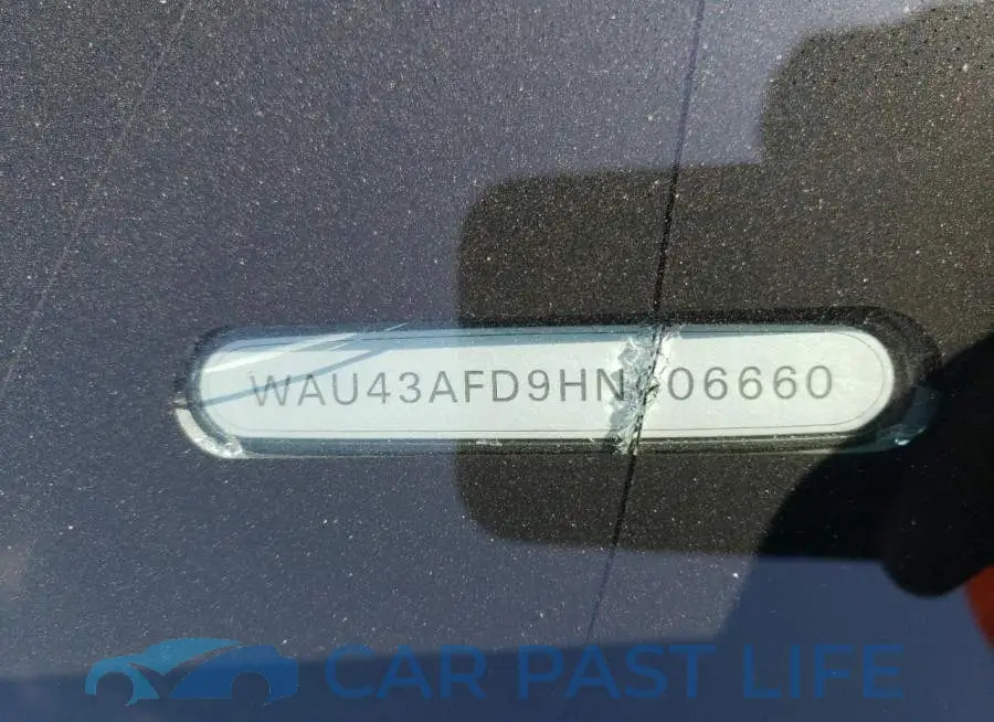 WAU43AFD9HN006660# 10