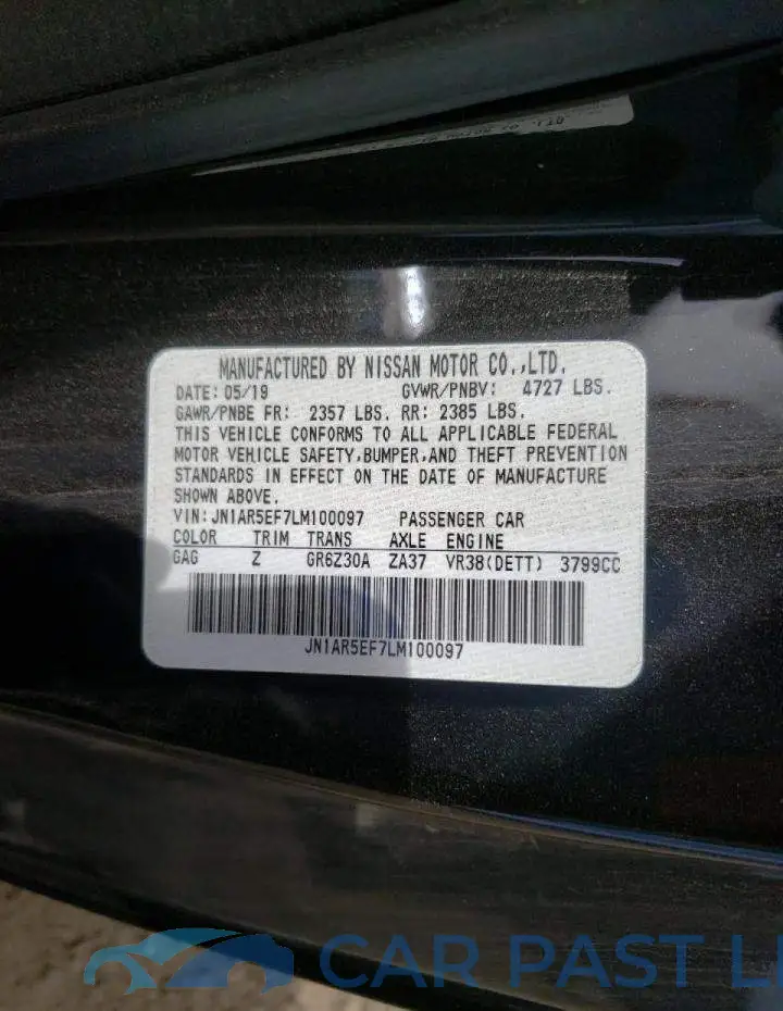 JN1AR5EF7LM100097# 10