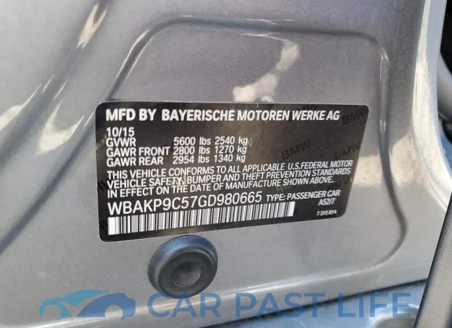WBAKP9C57GD980665# 10