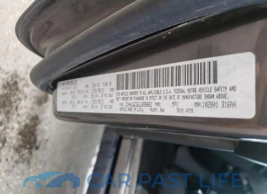 1C4HJWCG6JL836861# 10