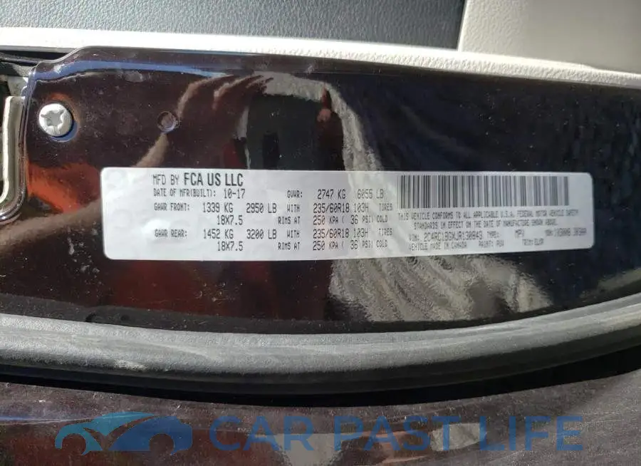 2C4RC1BGXJR130843# 10