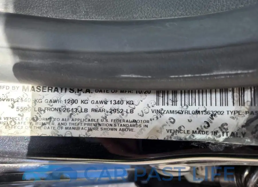 ZAM56YRL0M1363202# 10