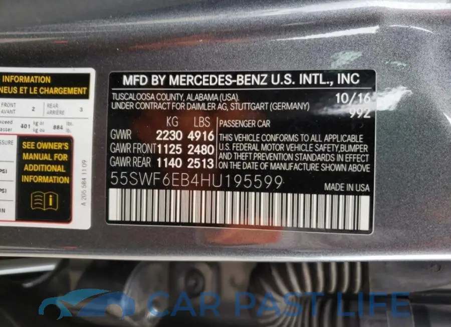 55SWF6EB4HU195599# 10