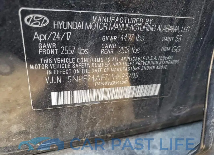5NPE24AF7HH593705# 10