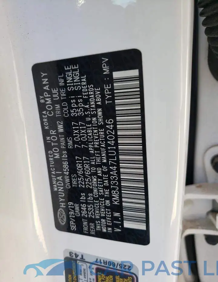 KM8J33A47LU140246# 10