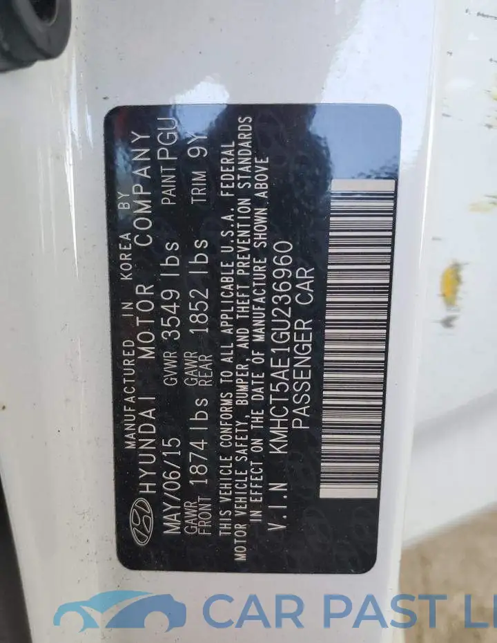 KMHCT5AE1GU236960# 10