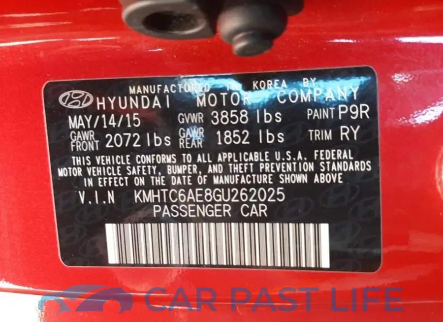 KMHTC6AE8GU262025# 10