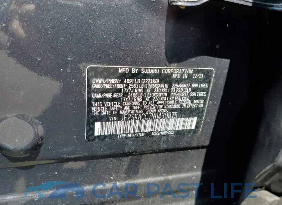 JF2SKACC7NH430875# 10