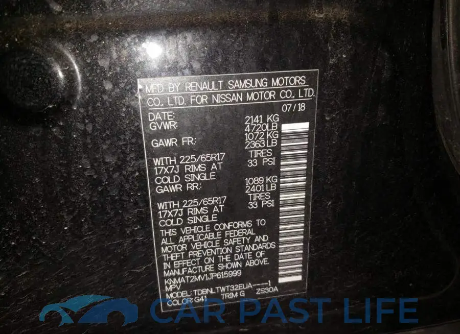 KNMAT2MV1JP615999# 10
