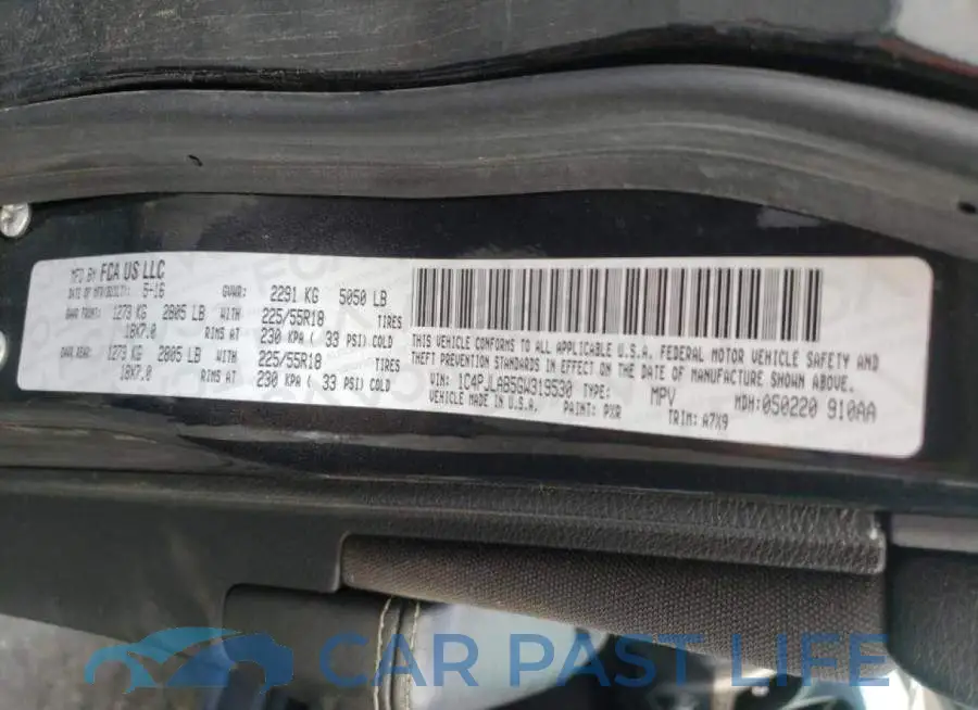 1C4PJLAB5GW319530# 10