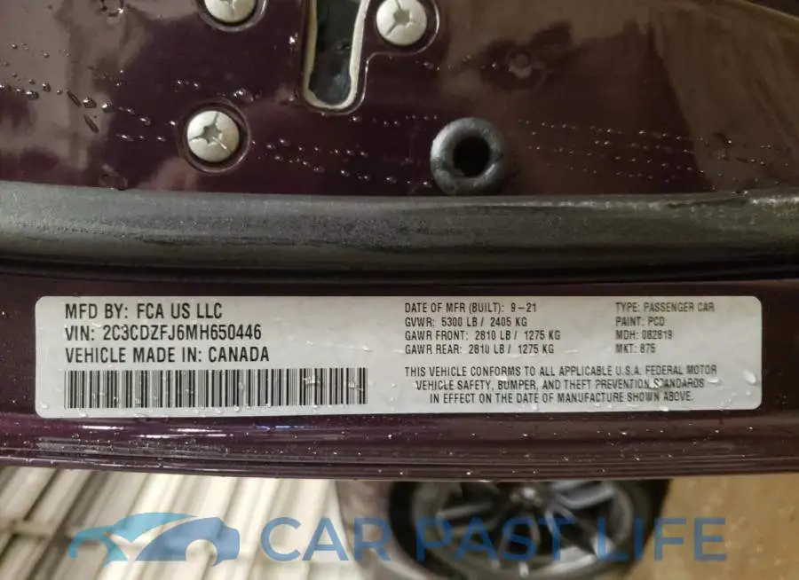 2C3CDZFJ6MH650446# 10