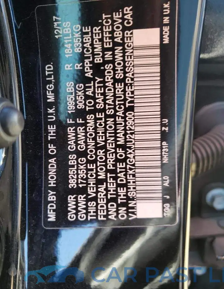 SHHFK7G4XJU212900# 10