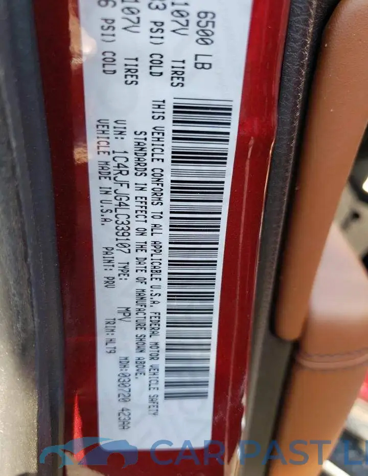 1C4RJFJG4LC339107# 10