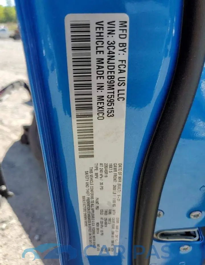 3C4NJDEB9MT595153# 10