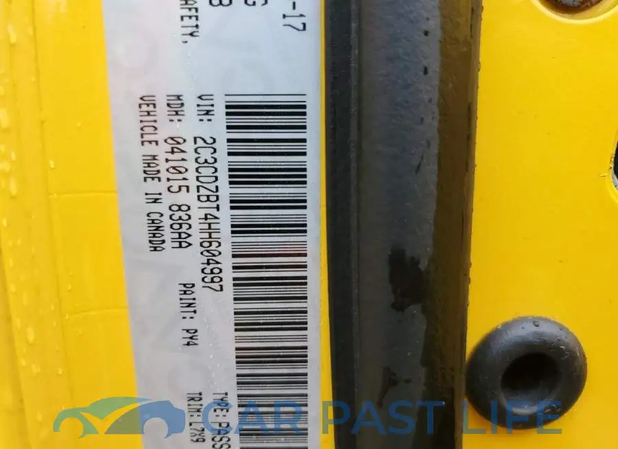 2C3CDZBT4HH604997# 10