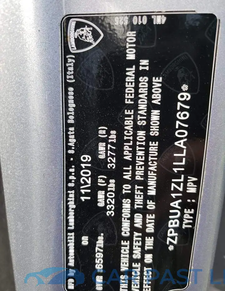 ZPBUA1ZL1LLA07679# 10