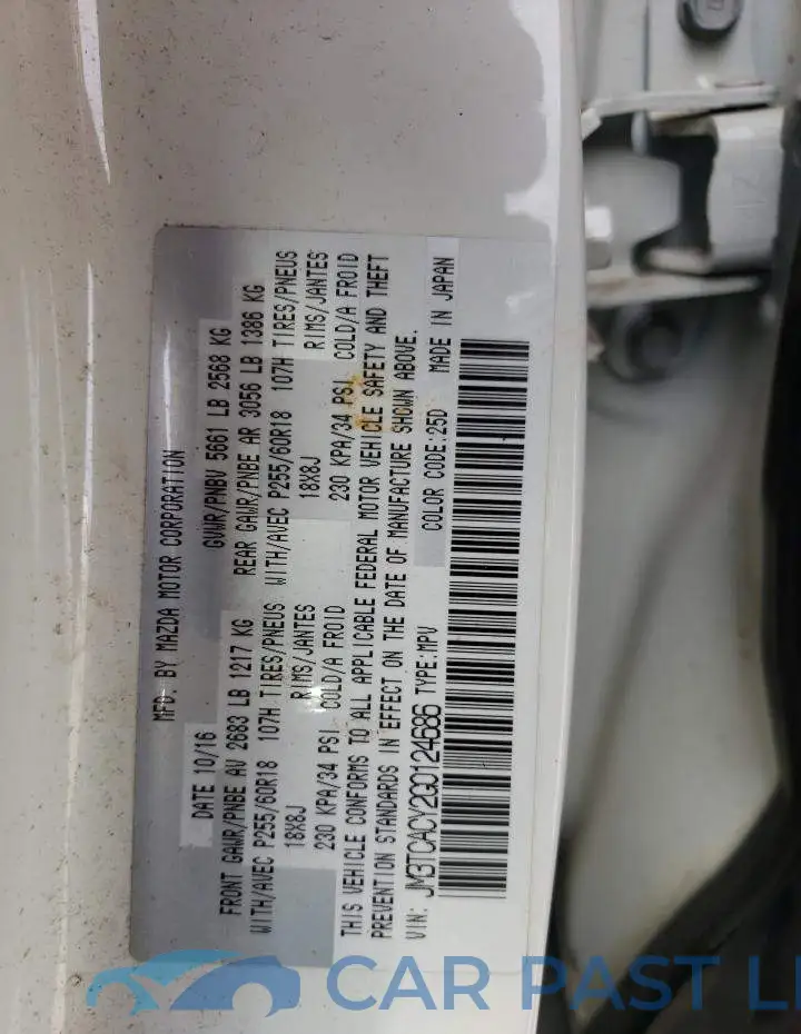 JM3TCACY2G0124686# 10