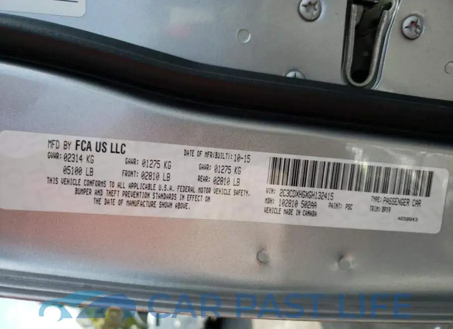 2C3CDXHGXGH132415# 10