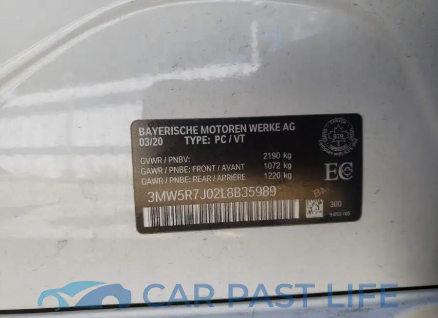3MW5R7J02L8B35989# 10