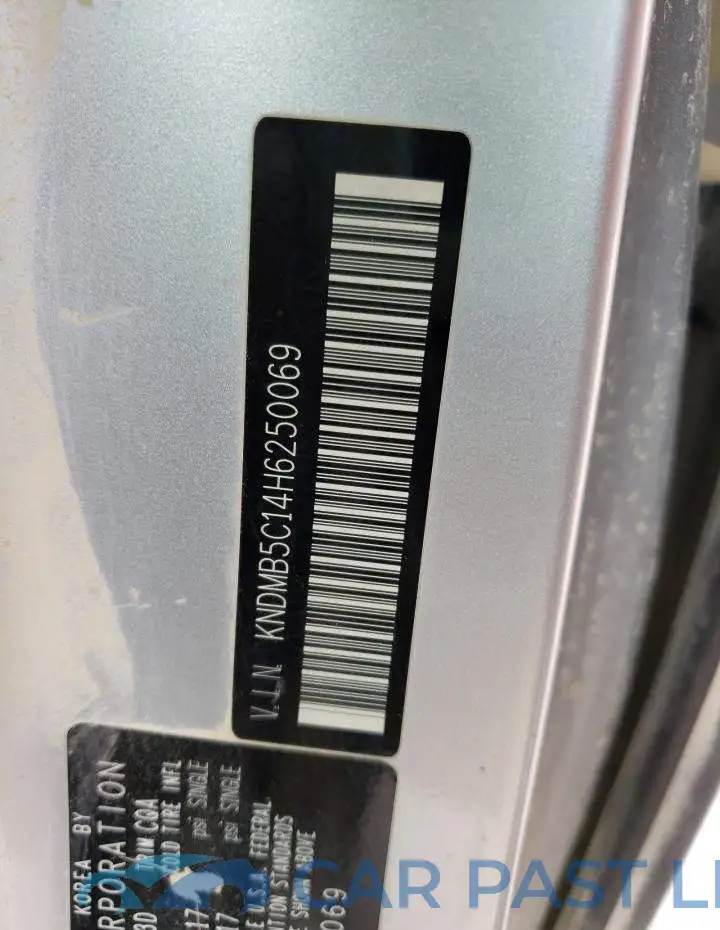 KNDMB5C14H6250069# 10