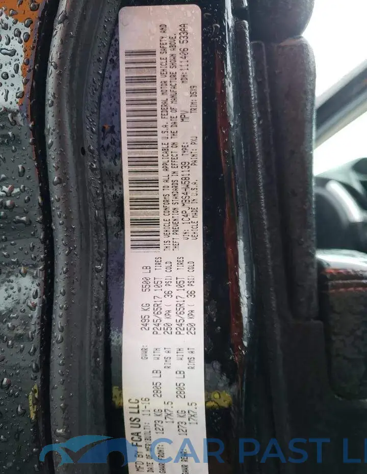 1C4PJMBS4HW581139# 10