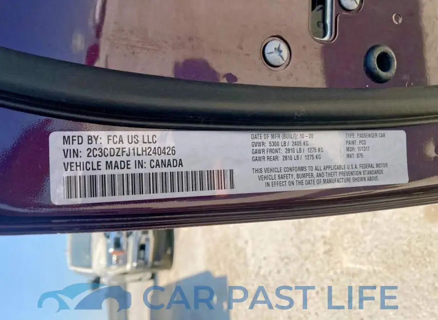 2C3CDZFJ1LH240426# 10