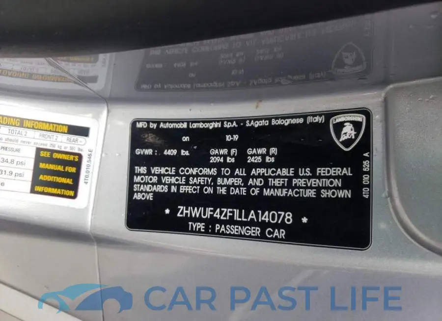 ZHWUF4ZF1LLA14078# 10