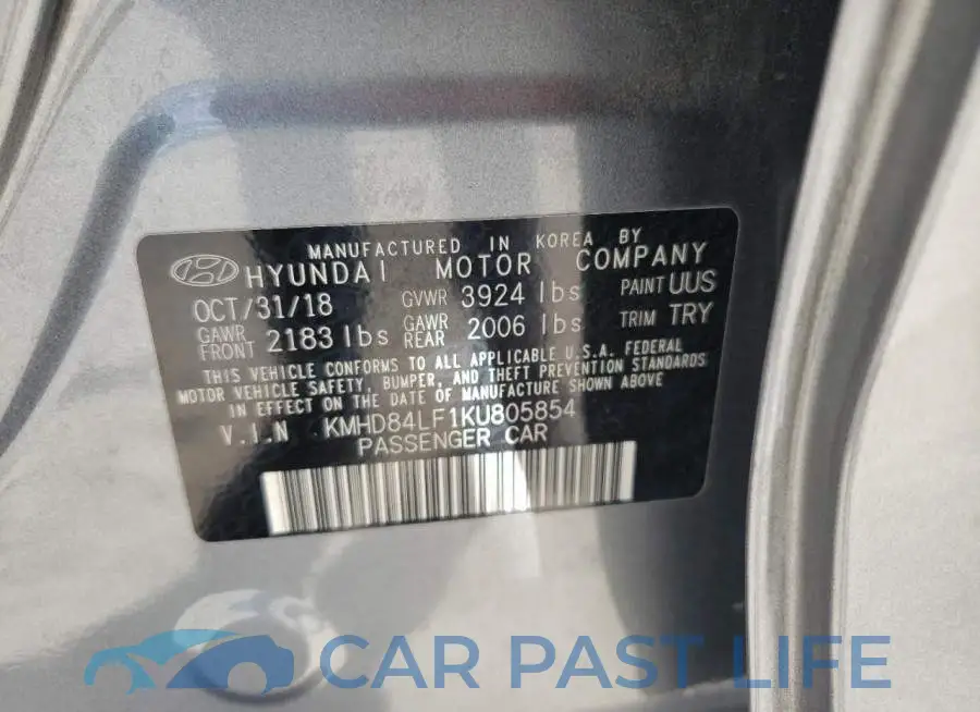 KMHD84LF1KU805854# 10